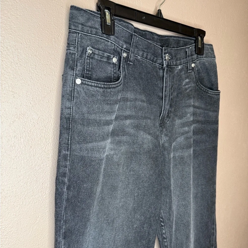 Levi's Silvertab Jeans Boy's Size 20 Reg 30x32 Gray Dark Wash Straight Baggy
